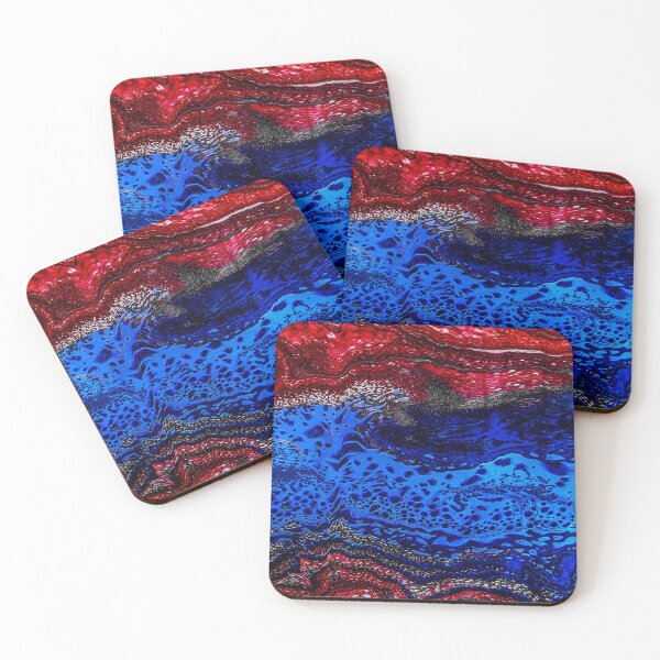 Item preview, Red Swish, Blue Swish designed and sold by ArtRoomOregon.