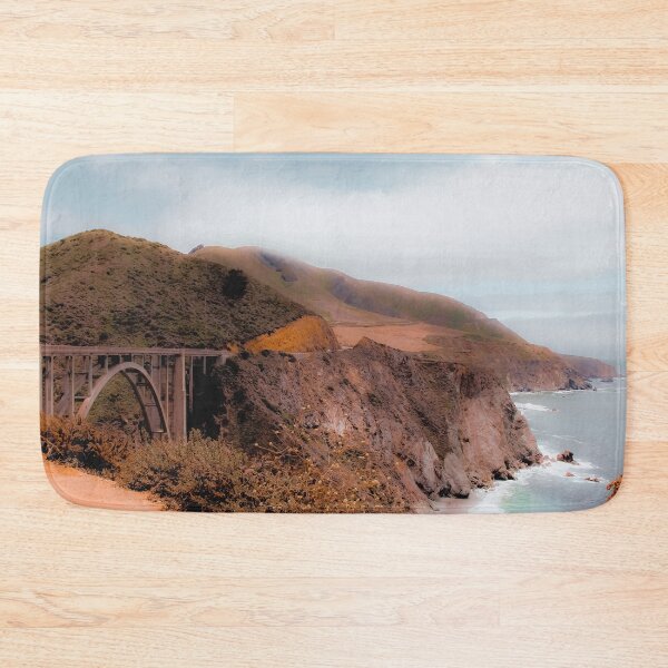 Item preview, Bridge and mountain with ocean view at Bixby Creek Bridge, Big Sur, Highway 1, California, USA designed and sold by Mrvell.