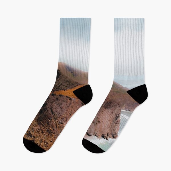 Item preview, Bridge and mountain with ocean view at Bixby Creek Bridge, Big Sur, Highway 1, California, USA designed and sold by Mrvell.