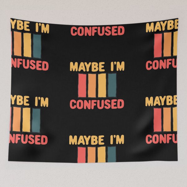 Item preview, Maybe Im Confused - Stripes designed and sold by Chubuter.