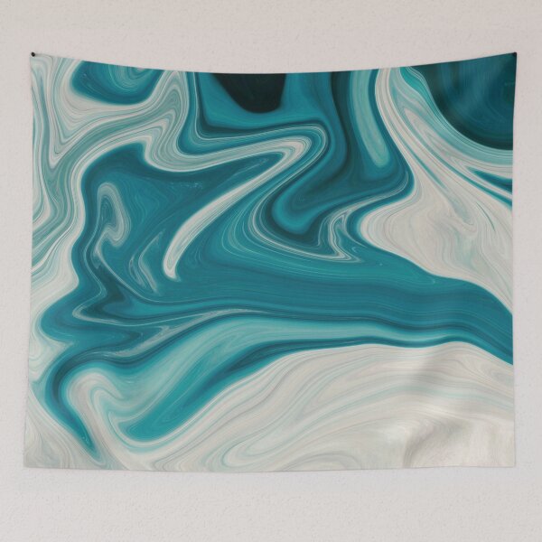 Item preview, Blue and White Paint Mixing Pattern designed and sold by Christof  Hall.