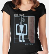 King Krule Easy Easy Women's Fitted Scoop T-Shirt