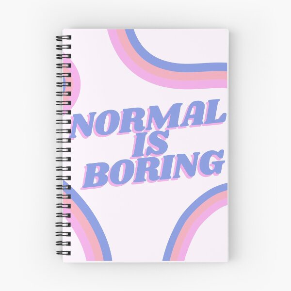 Item preview, normal is boring designed and sold by Sticker-Shoppee.