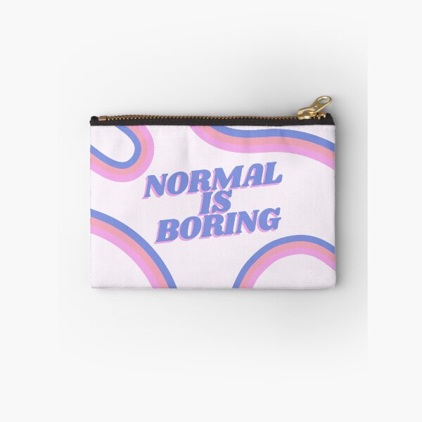 Item preview, normal is boring designed and sold by Sticker-Shoppee.