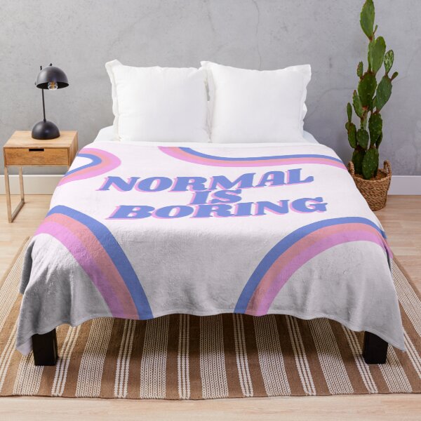 Item preview, normal is boring designed and sold by Sticker-Shoppee.