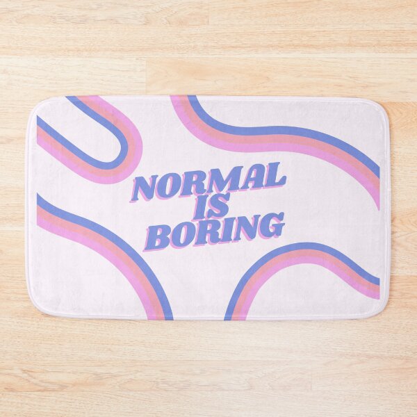 Item preview, normal is boring designed and sold by Sticker-Shoppee.