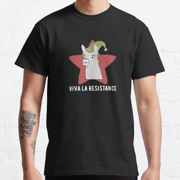 Vista previa del artículo con la obra «Llamas con sombrero - VIVA LA RESISTENCIA », diseñado y vendido por ARTemSPL.