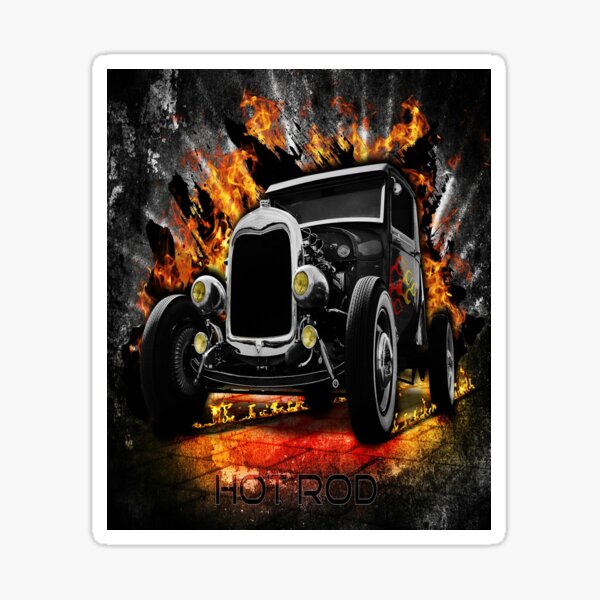 HOT RIDE Sticker