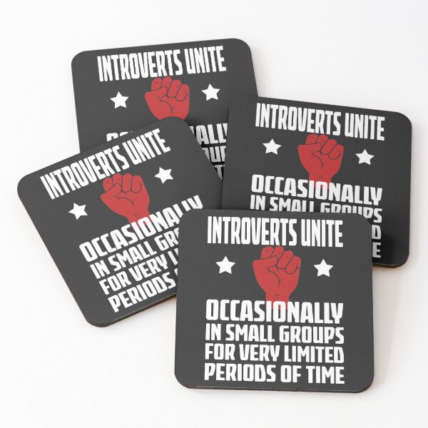 Item preview, Introverts Unite designed and sold by FanStickers-.