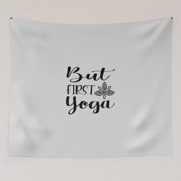 Item preview, But first yoga , funny yoga quote , birthday gift  ,gift for dad gift for mom  yoga lovers designed and sold by yassiny.