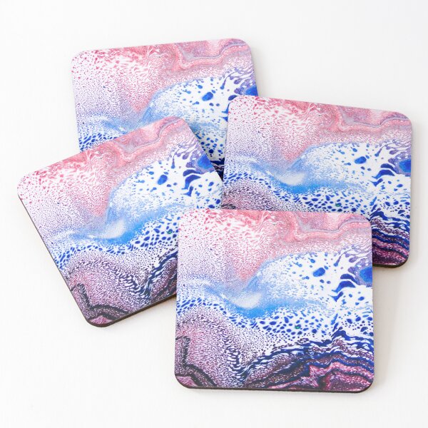 Item preview, Dotted Red Swish, Blue Swish designed and sold by ArtRoomOregon.