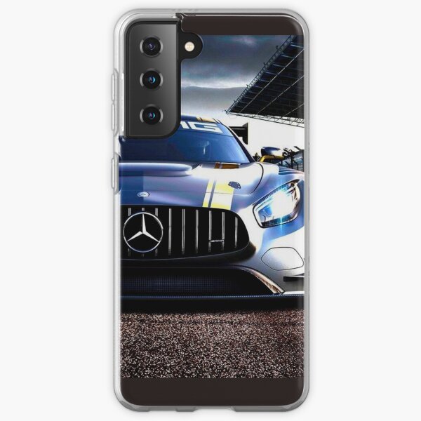 Mercedes Benz argent Coque souple Samsung Galaxy