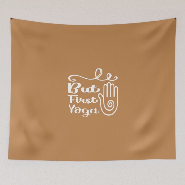 Item preview, But first yoga , funny yoga quote , birthday gift  ,gift for dad gift for mom  yoga lovers designed and sold by yassiny.