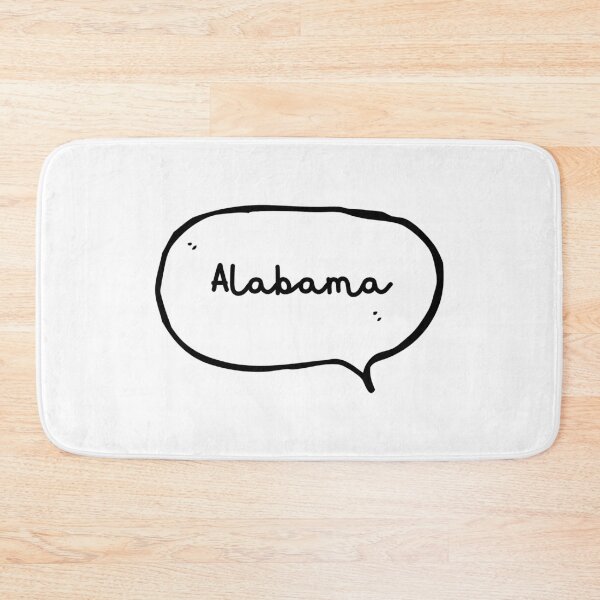Item preview, Alabama - Hand-write Hand-drawn Speech Bubble designed and sold by CityCollection.