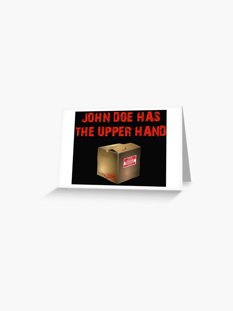 john doe abstract | Greeting Card