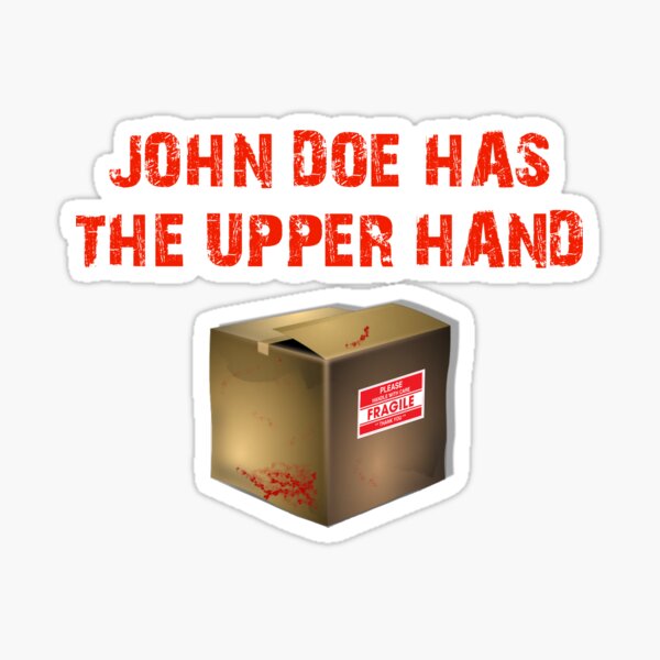 John Doe Stickers Redbubble - roblox john doe decal