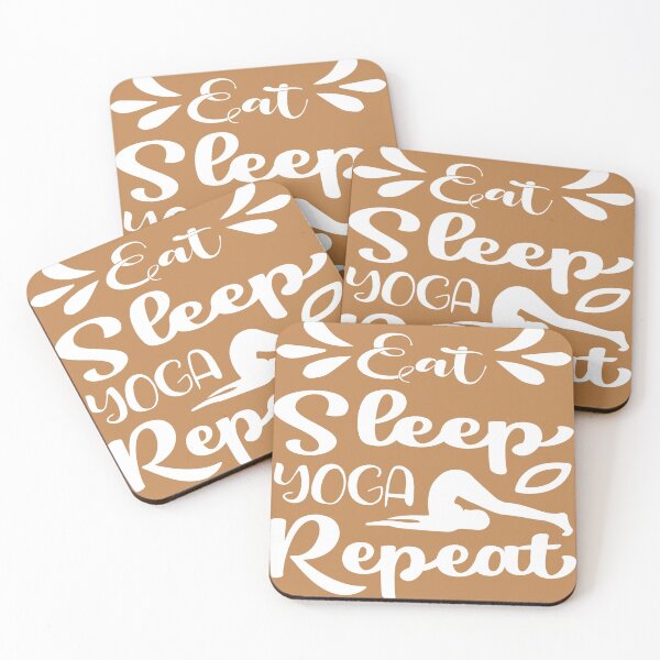 Item preview, Eat Sleep Yoga Repeat , funny yoga quote , birthday gift  ,gift for dad gift for mom  yoga lovers designed and sold by yassiny.