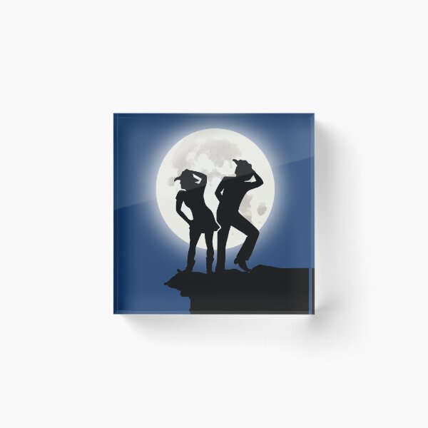Item preview, LINE DANCE MOON WALLPAPER designed and sold by LQTDesigns.