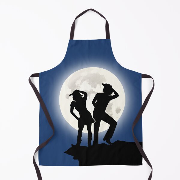 Item preview, LINE DANCE MOON WALLPAPER designed and sold by LQTDesigns.