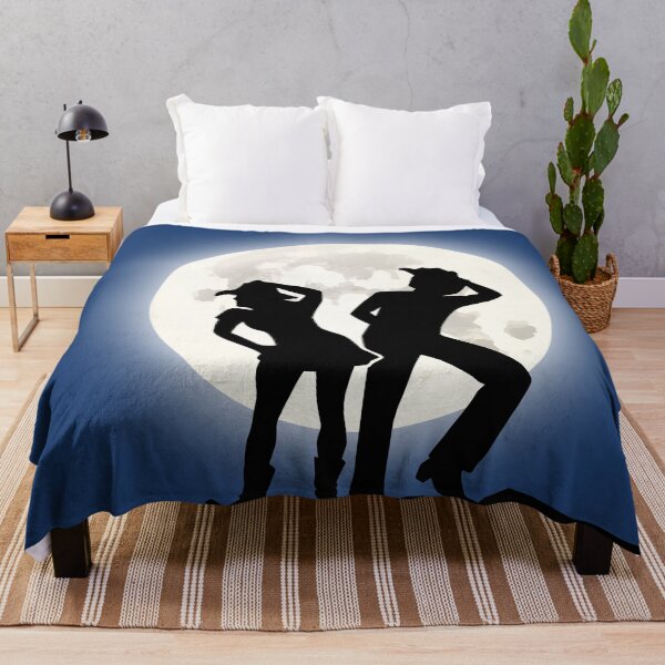 Item preview, LINE DANCE MOON WALLPAPER designed and sold by LQTDesigns.