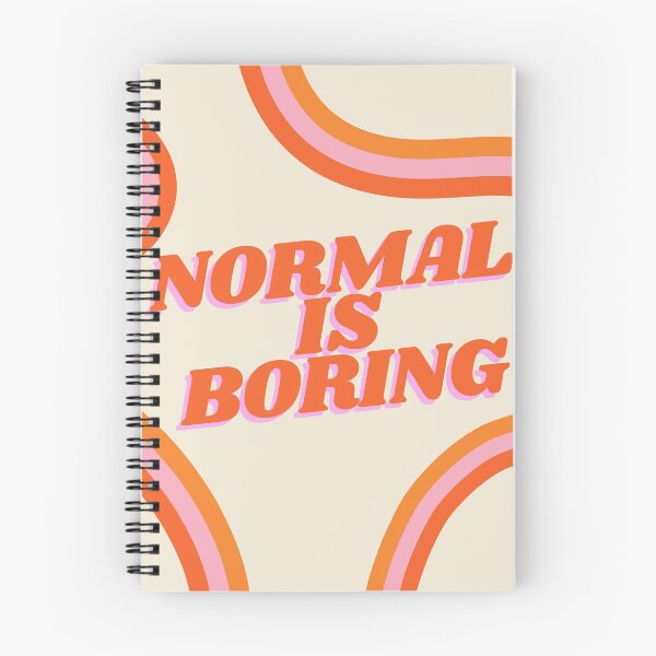 Item preview, normal is boring designed and sold by Sticker-Shoppee.