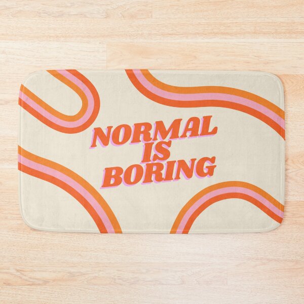 Item preview, normal is boring designed and sold by Sticker-Shoppee.