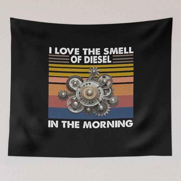 Item preview, I love the smell of Diesel in the morning retro designed and sold by Kaliarizone.