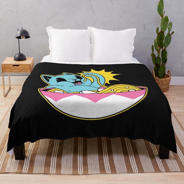 Item preview, Cat eats ramen noodles designed and sold by DerSenat.
