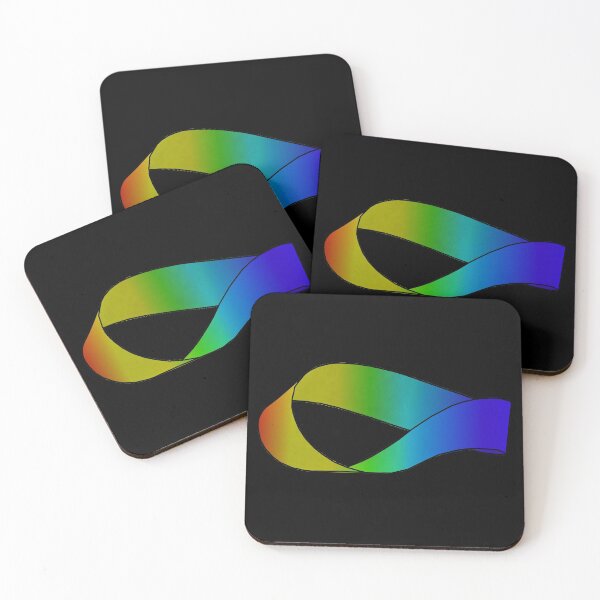 Item preview, Mobius strip pattern - Rainbow designed and sold by rahilvalani.