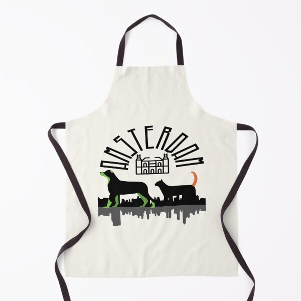Item preview, Amsterdam Skyline Cat - Cat And Dog. designed and sold by mewsis.