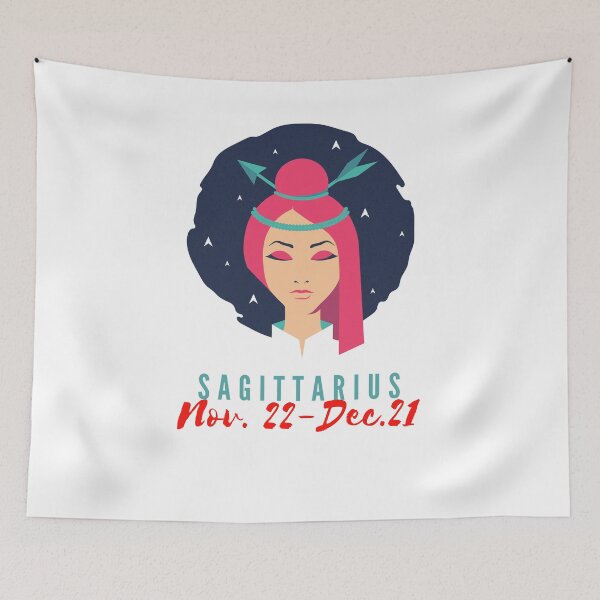 Item preview, Sagittarius Beauty Zodiac Design Red, Blue, Black  designed and sold by Archer25.