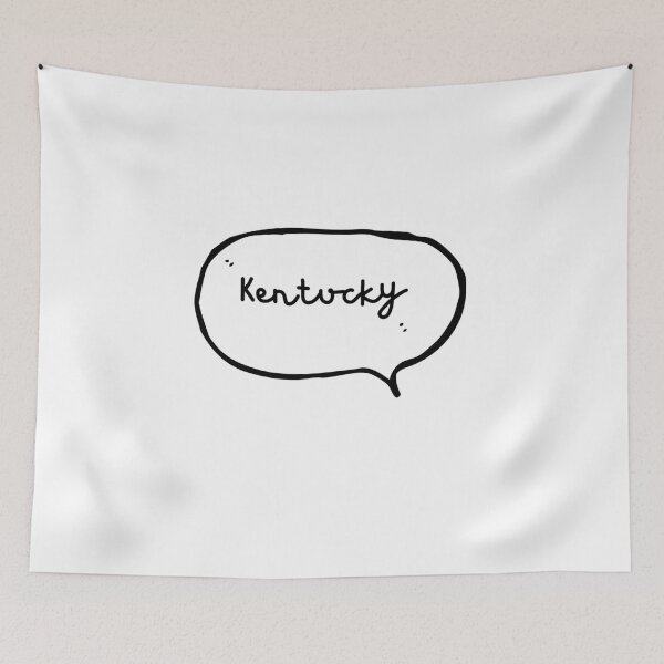 Item preview, Kentucky - Hand-write Hand-drawn Speech Bubble designed and sold by CityCollection.