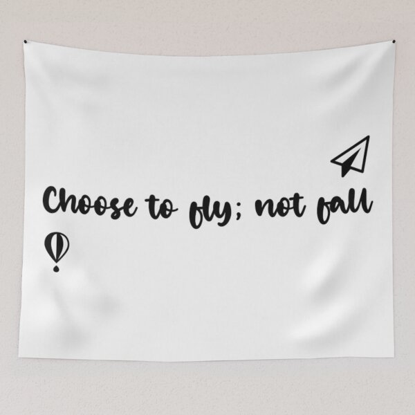 Item preview, Choose to Fly; not Fall designed and sold by Soul-on-groove.