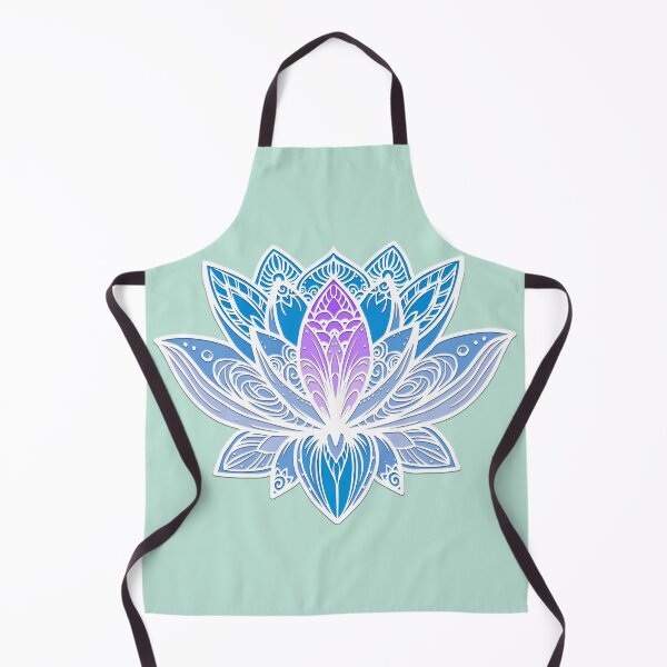 Item preview, Lotus Mandala (Blue and Purple) designed and sold by squishyrainbow.