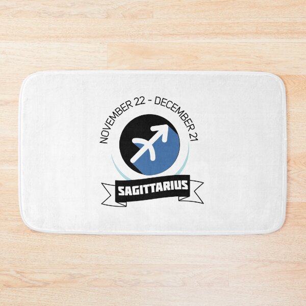Item preview, Sagittarius Zodiac sign blue and black Design designed and sold by Archer25.