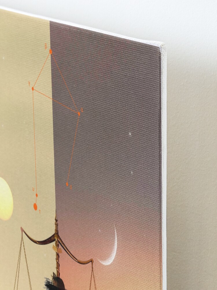 Alternate view of Libra - Digital Collage Mounted Print