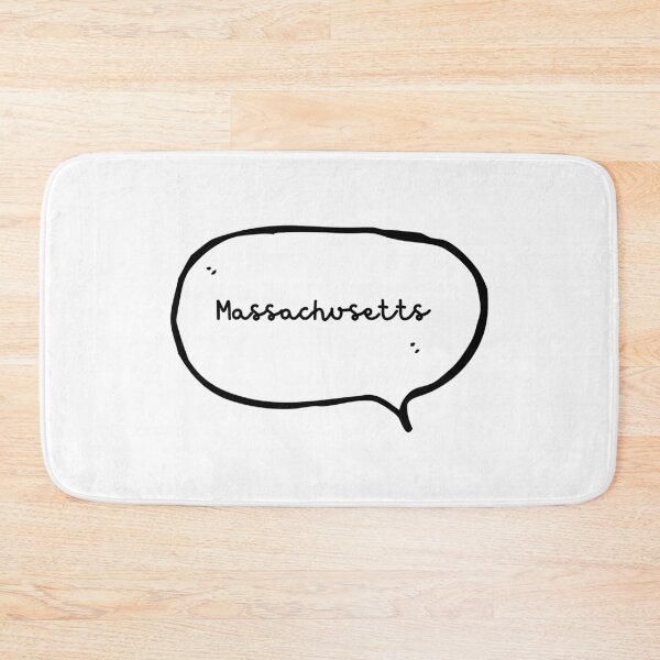 Item preview, Massachusetts - Hand-write Hand-drawn Speech Bubble designed and sold by CityCollection.