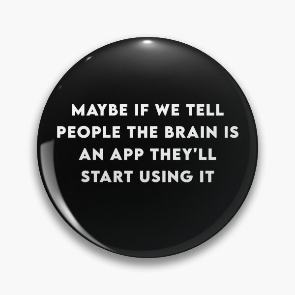 Item preview, Brain app designed and sold by RecoveryTees.