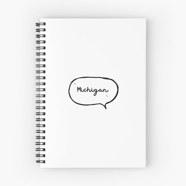 Item preview, Michigan - Hand-write Hand-drawn Speech Bubble designed and sold by CityCollection.