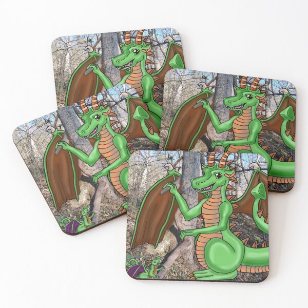 Item preview, Dragon dad and son drawing on photography  designed and sold by KatyChristoff.