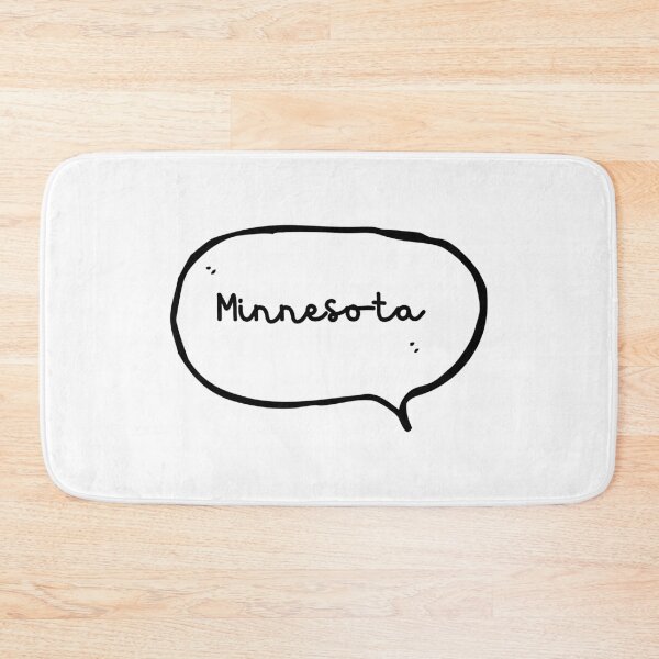 Item preview, Minnesota - Hand-write Hand-drawn Speech Bubble designed and sold by CityCollection.