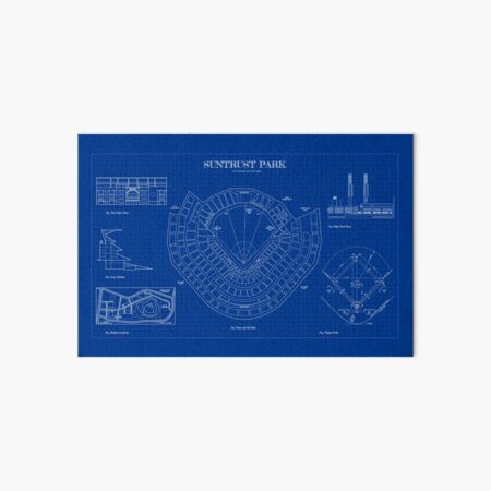 SunTrust Park Atlanta Braves Baseball Ballpark Stadium Tapestry