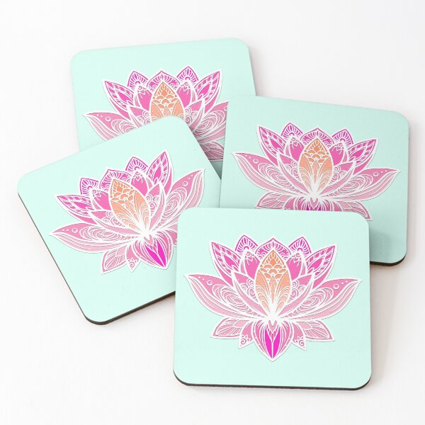 Item preview, Lotus Mandala (Pink and Peach) designed and sold by squishyrainbow.