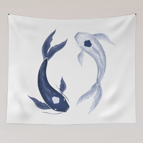 Item preview, Avatar: The Last Airbender Tui and La Koi Fish Illustration designed and sold by AroshENoor.