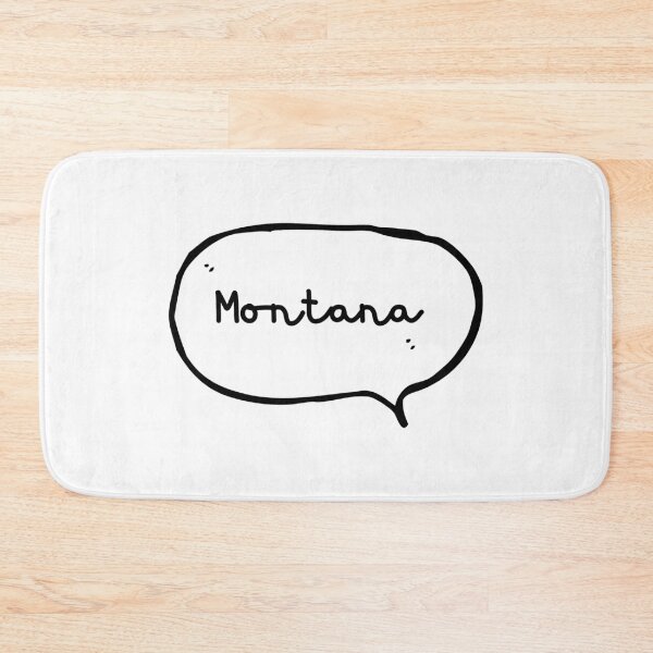 Item preview, Montana - Hand-write Hand-drawn Speech Bubble designed and sold by CityCollection.