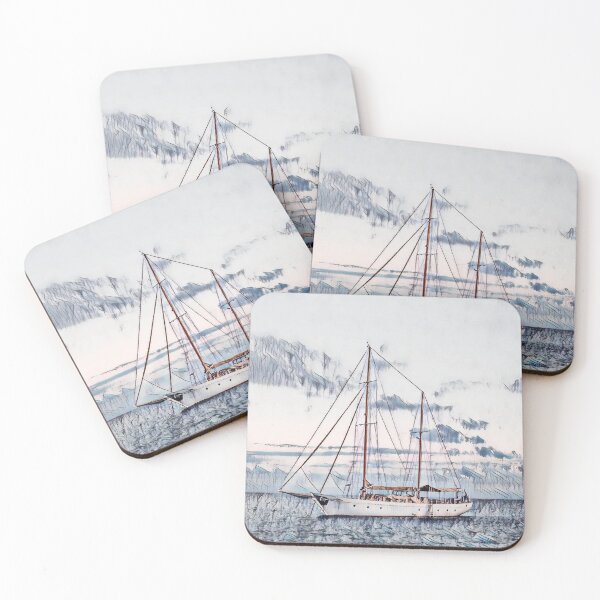 Item preview, GALATHI Lonely boat at Sea - Boats designed and sold by Galathi Designs.