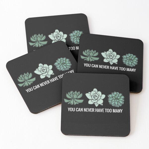 Item preview, You can have too many succulents designed and sold by KOOL Studio.