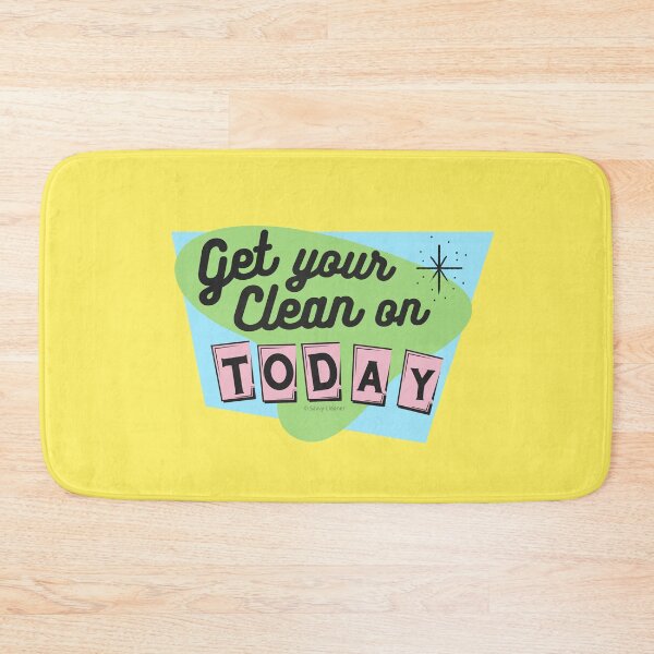 Item preview, Get Your Clean on Today Retro Cleaning Housekeeping Fun designed and sold by SavvyCleaner.