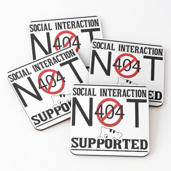 Item preview, Copy of  Social Interaction Not Supported designed and sold by ADAMYASS.