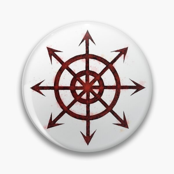 Item preview, Chaos star red splatter designed and sold by NerdScribblings.